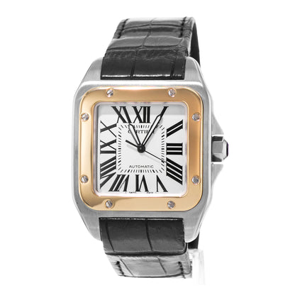 Cartier Santos 100 Steel & Yellow Gold