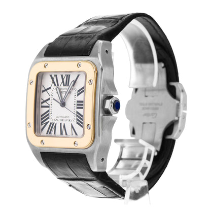 Cartier Santos 100 Steel & Yellow Gold