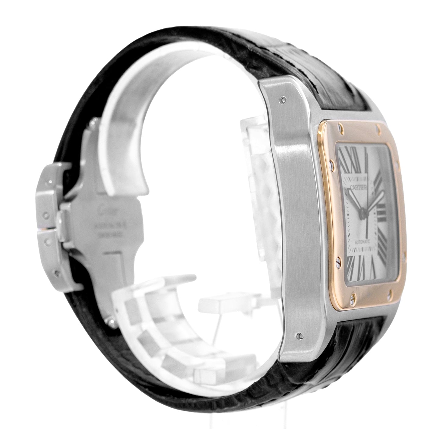 Cartier Santos 100 Steel & Yellow Gold