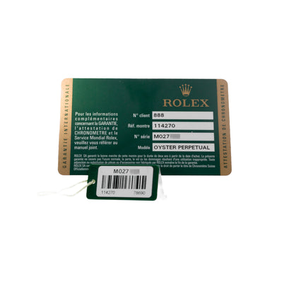 Rolex Explorer 36 Steel