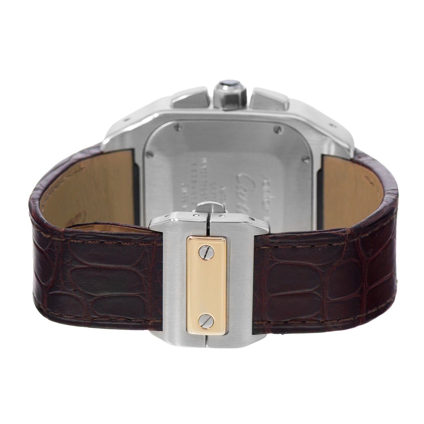 Cartier Santos 100 Steel & Yellow Gold