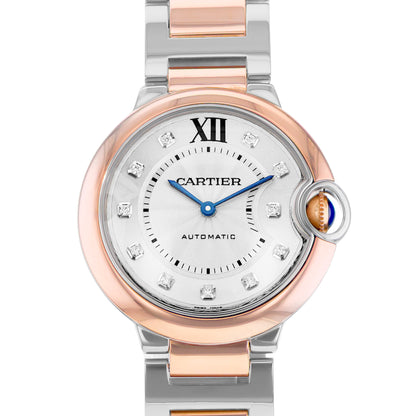 Cartier Ballon Bleu 36mm Steel & Rose Gold