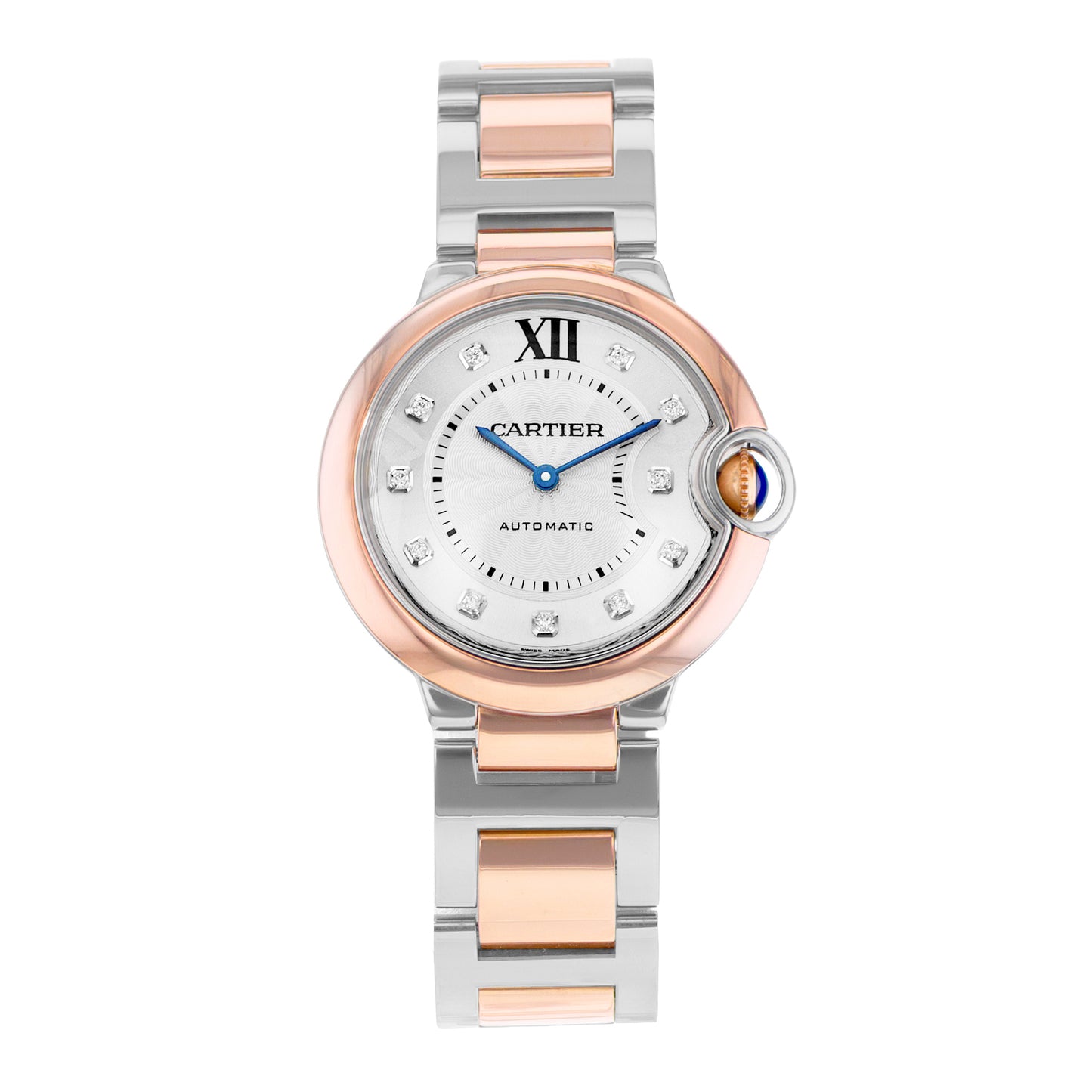 Cartier Ballon Bleu 36mm Steel & Rose Gold