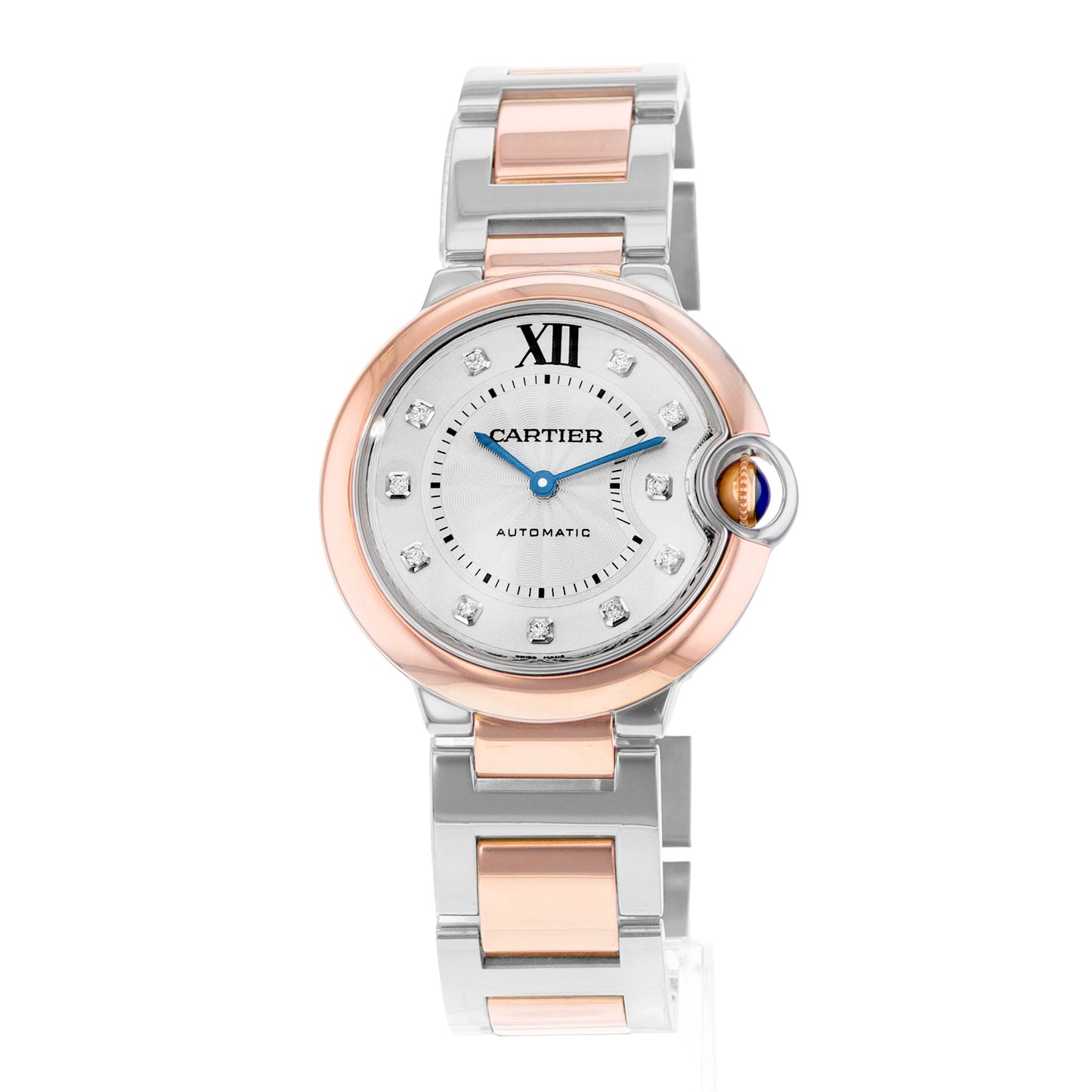 Cartier Ballon Bleu 36mm Steel & Rose Gold