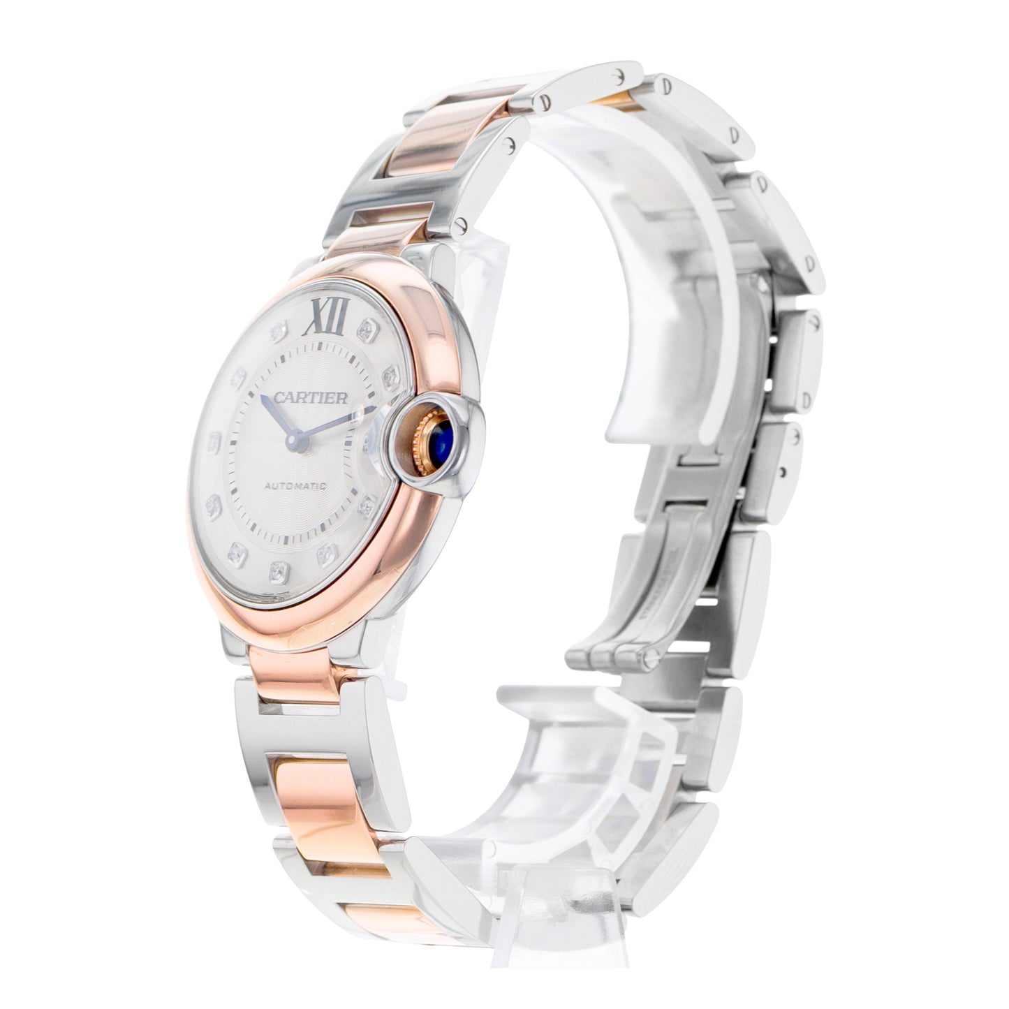 Cartier Ballon Bleu 36mm Steel & Rose Gold
