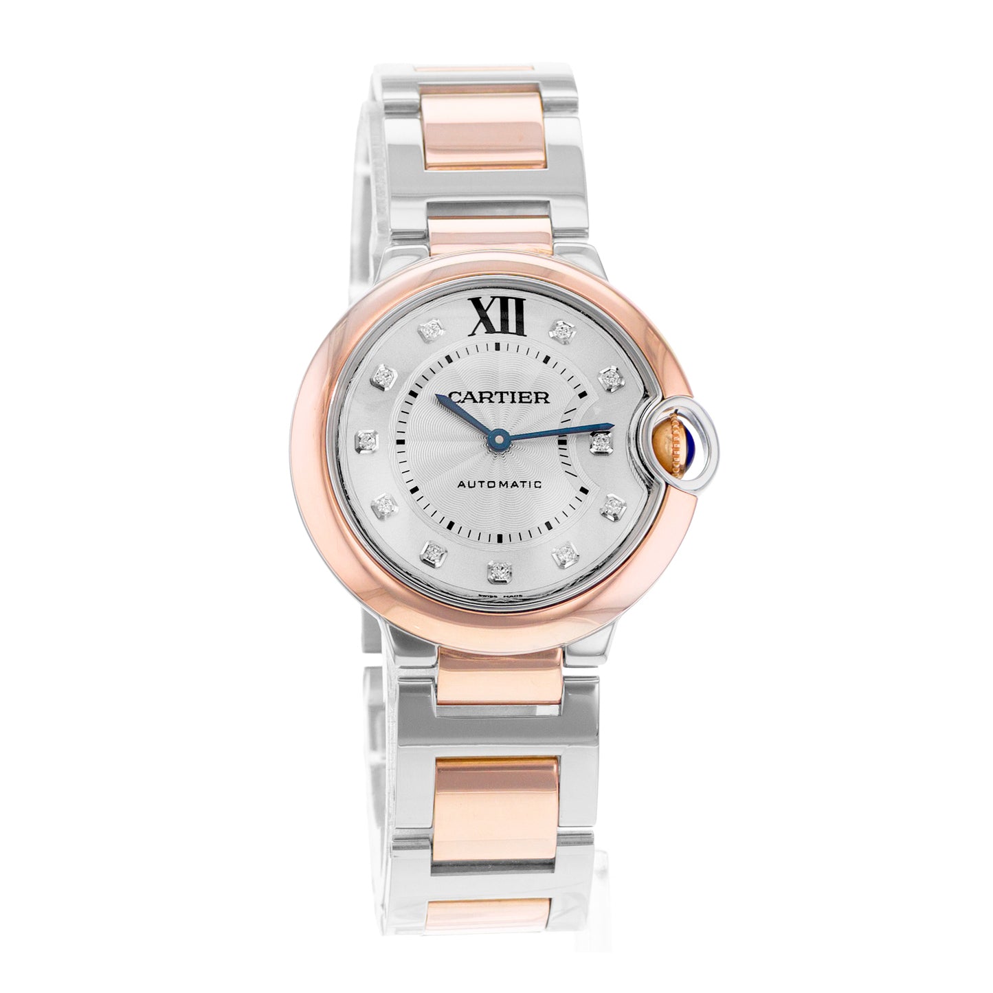 Cartier Ballon Bleu 36mm Steel & Rose Gold