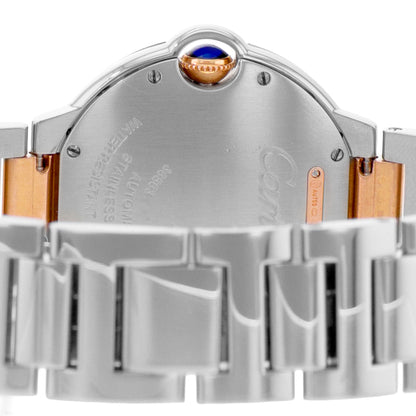 Cartier Ballon Bleu 36mm Steel & Rose Gold