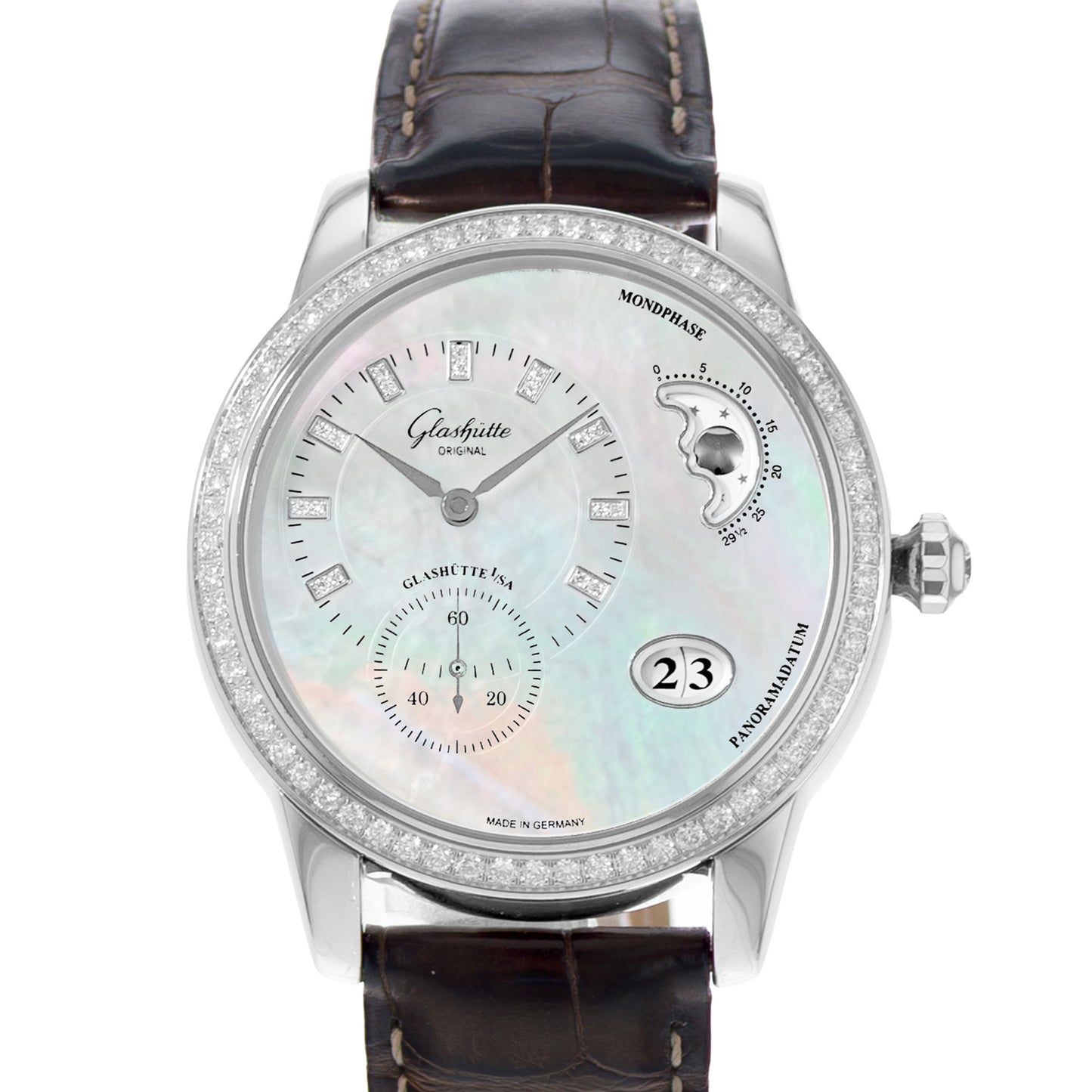 Glashutte Original PanoMatic Luna Steel