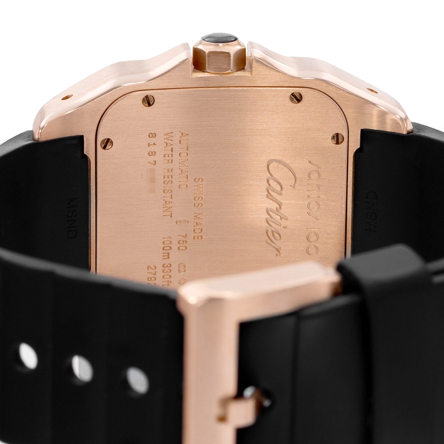 Cartier Santos 100 Rose Gold