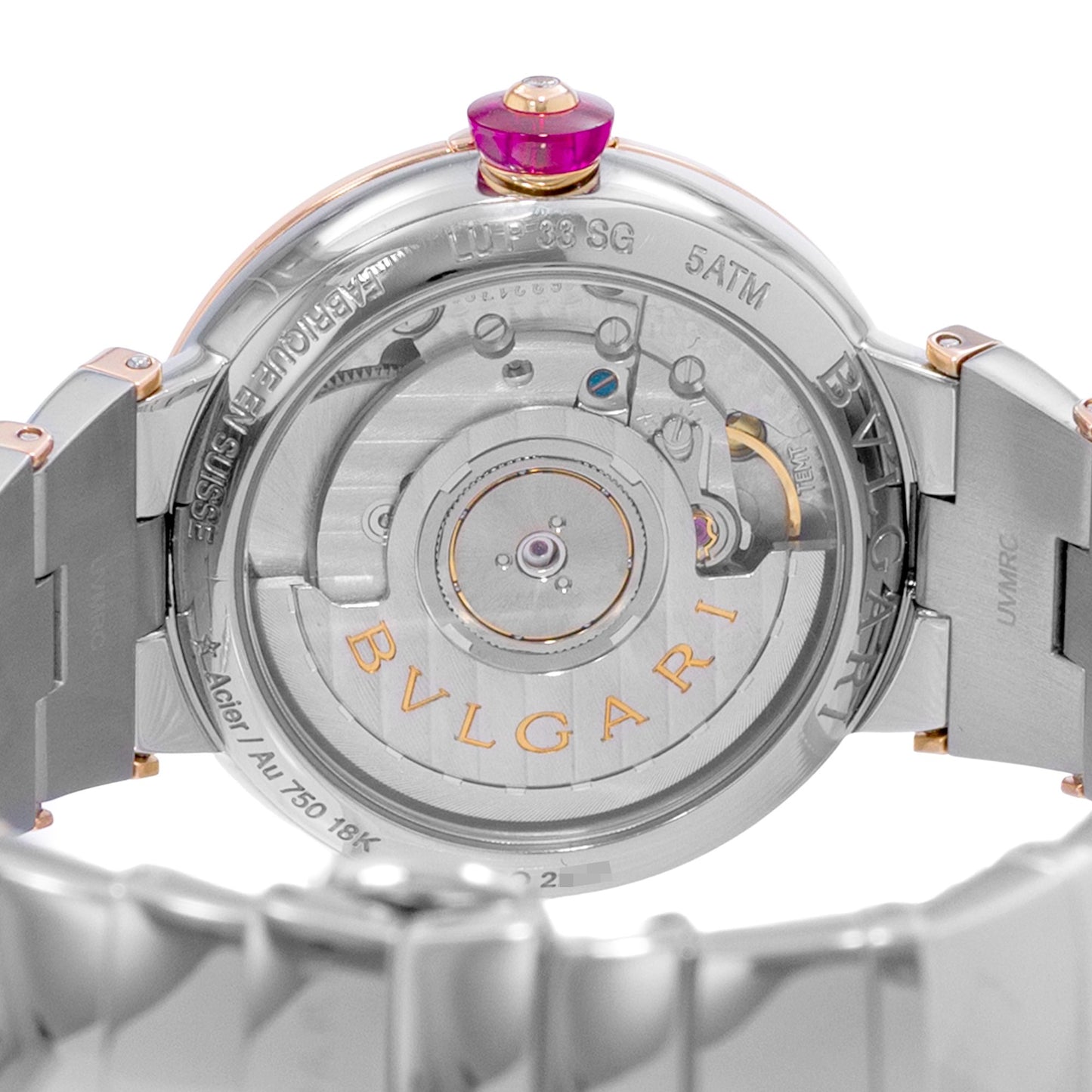Bulgari Lucea Steel & Rose Gold