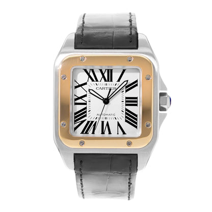 Cartier Santos 100 Steel & Yellow Gold