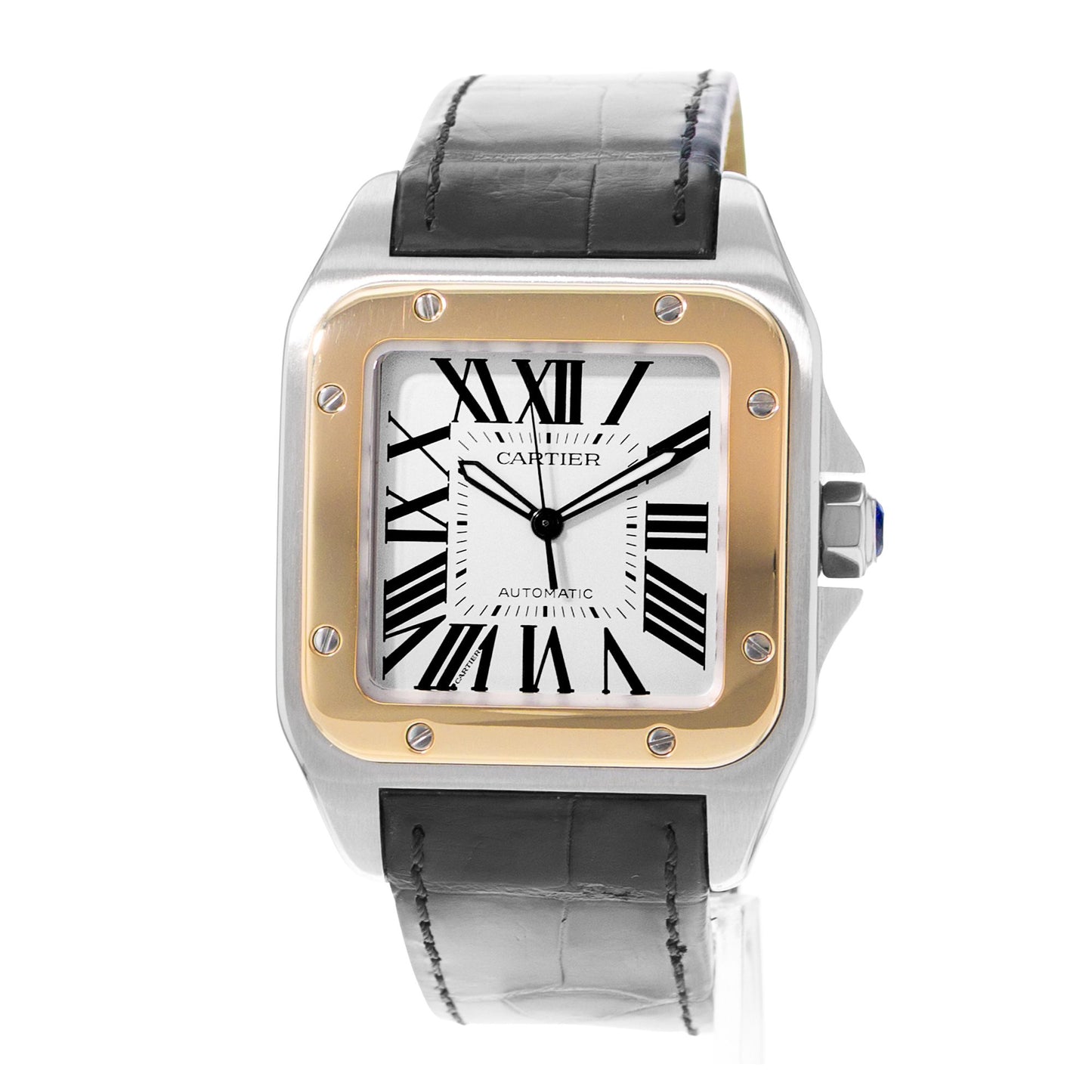 Cartier Santos 100 Steel & Yellow Gold