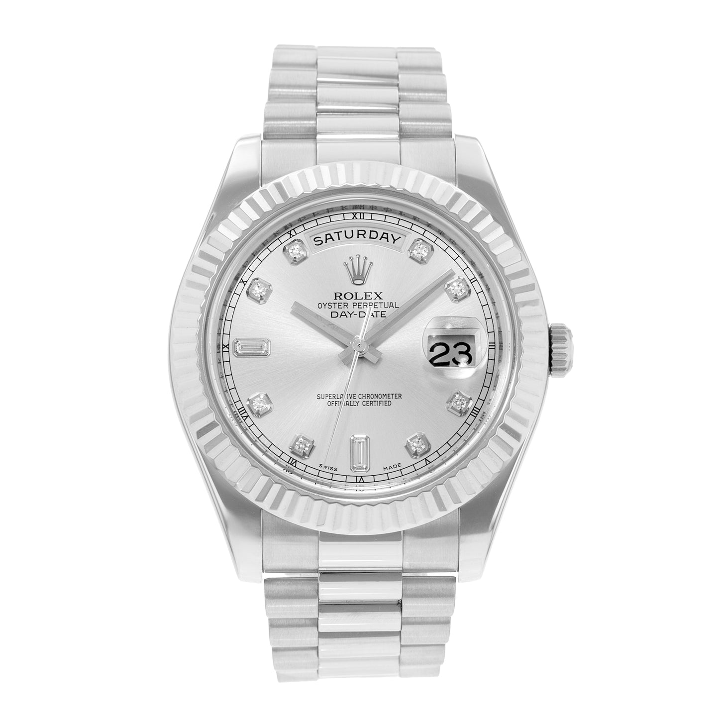 Rolex Day-Date II White Gold