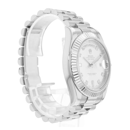 Rolex Day-Date II White Gold