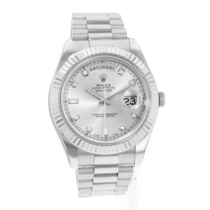 Rolex Day-Date II White Gold