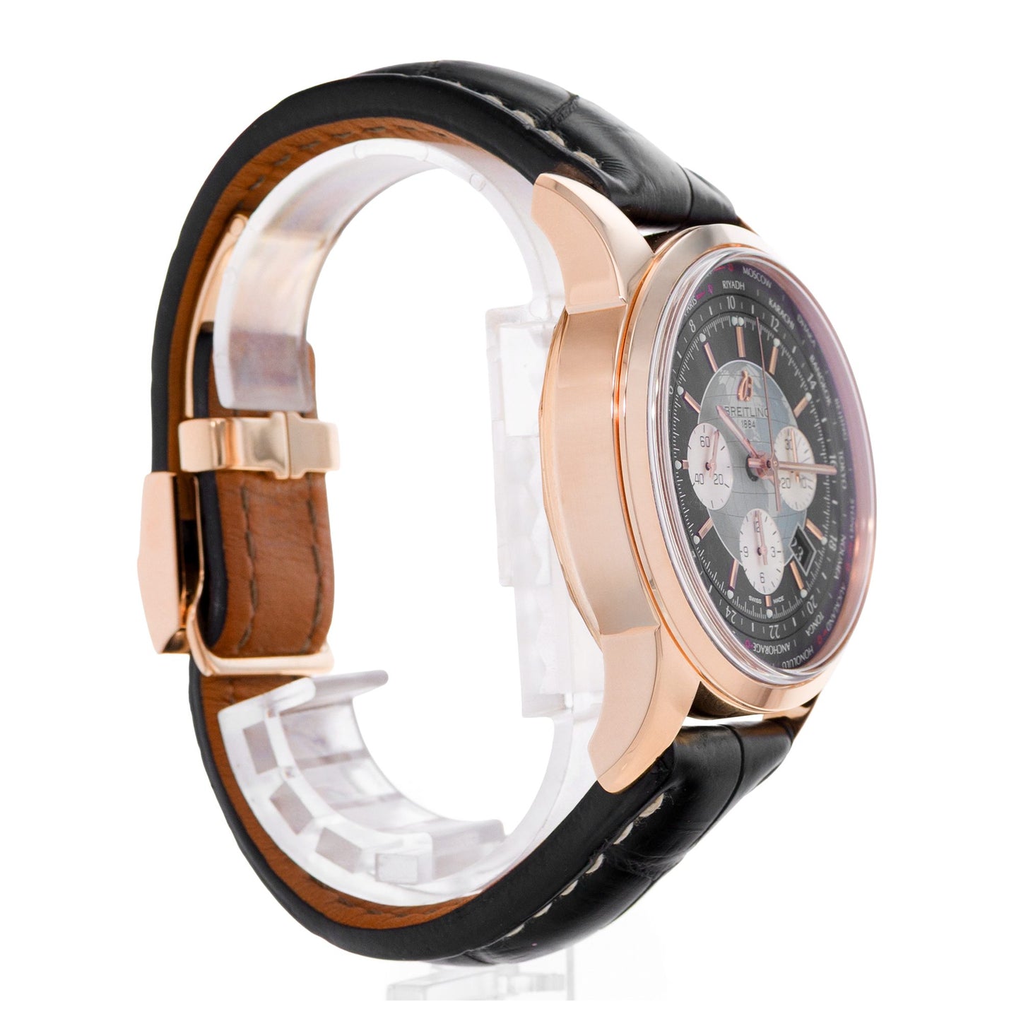 Breitling Transocean Chronograph Unitime Rose Gold