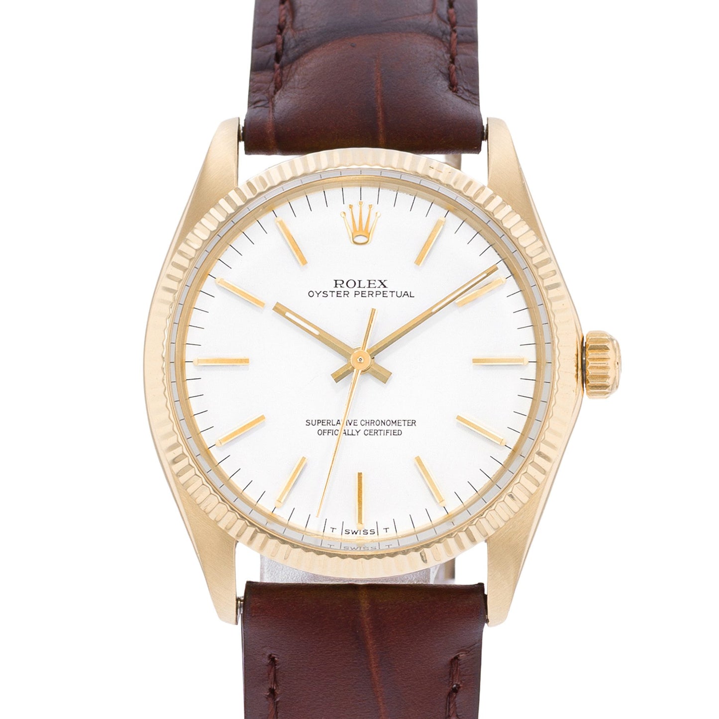 Rolex Oyster Perpetual 34 Yellow Gold