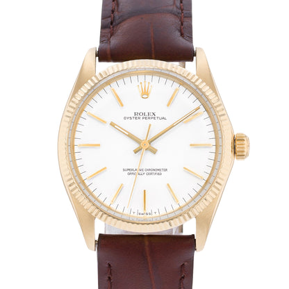 Rolex Oyster Perpetual 34 Yellow Gold