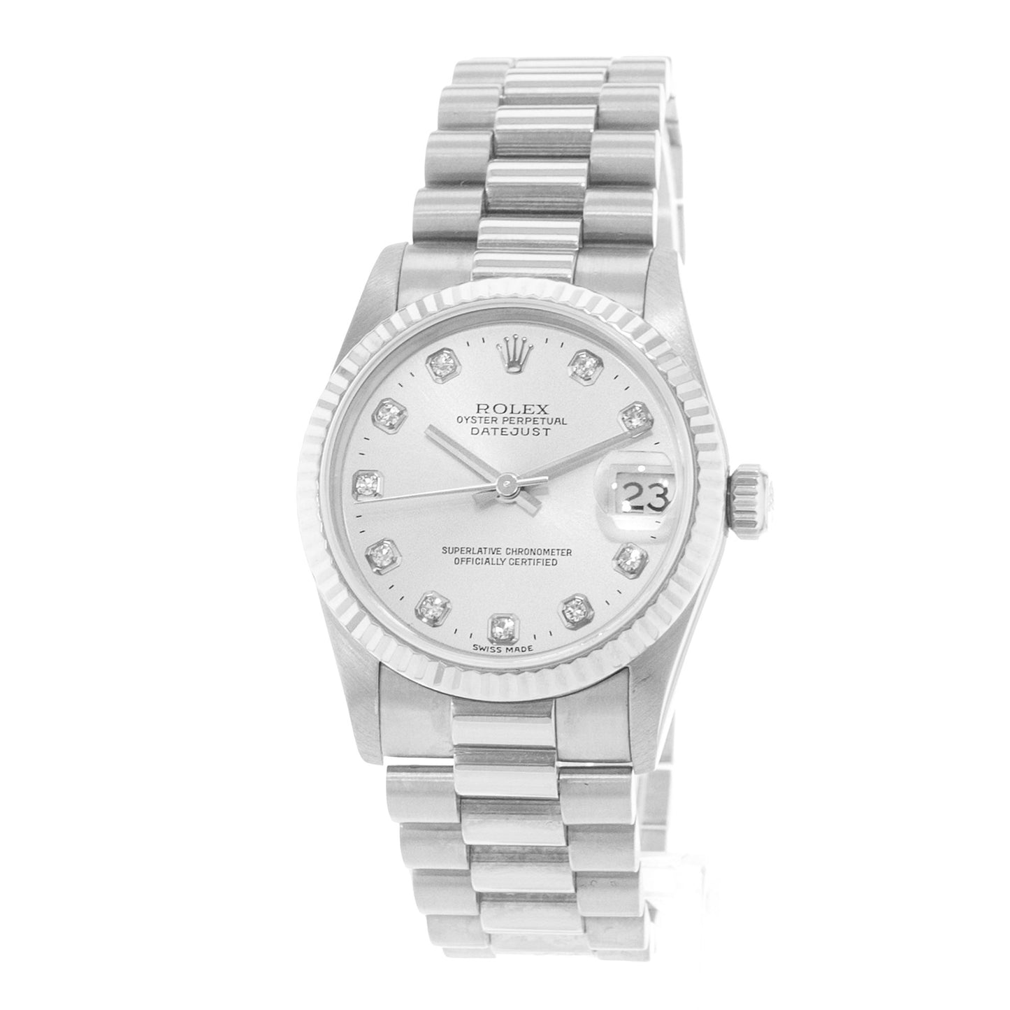 Rolex Datejust 31 White Gold