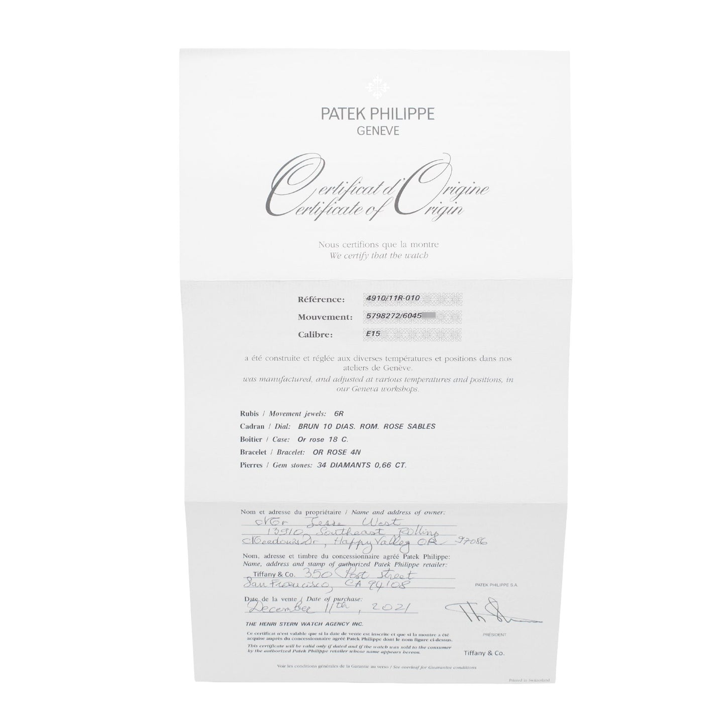 Patek Philippe Twenty~4 Rose Gold