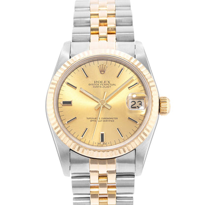 Rolex Datejust 31 Steel & Yellow Gold