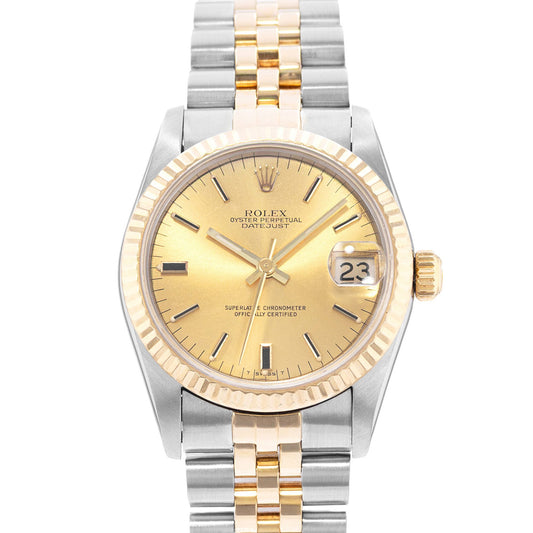 Rolex Datejust 31 Steel & Yellow Gold