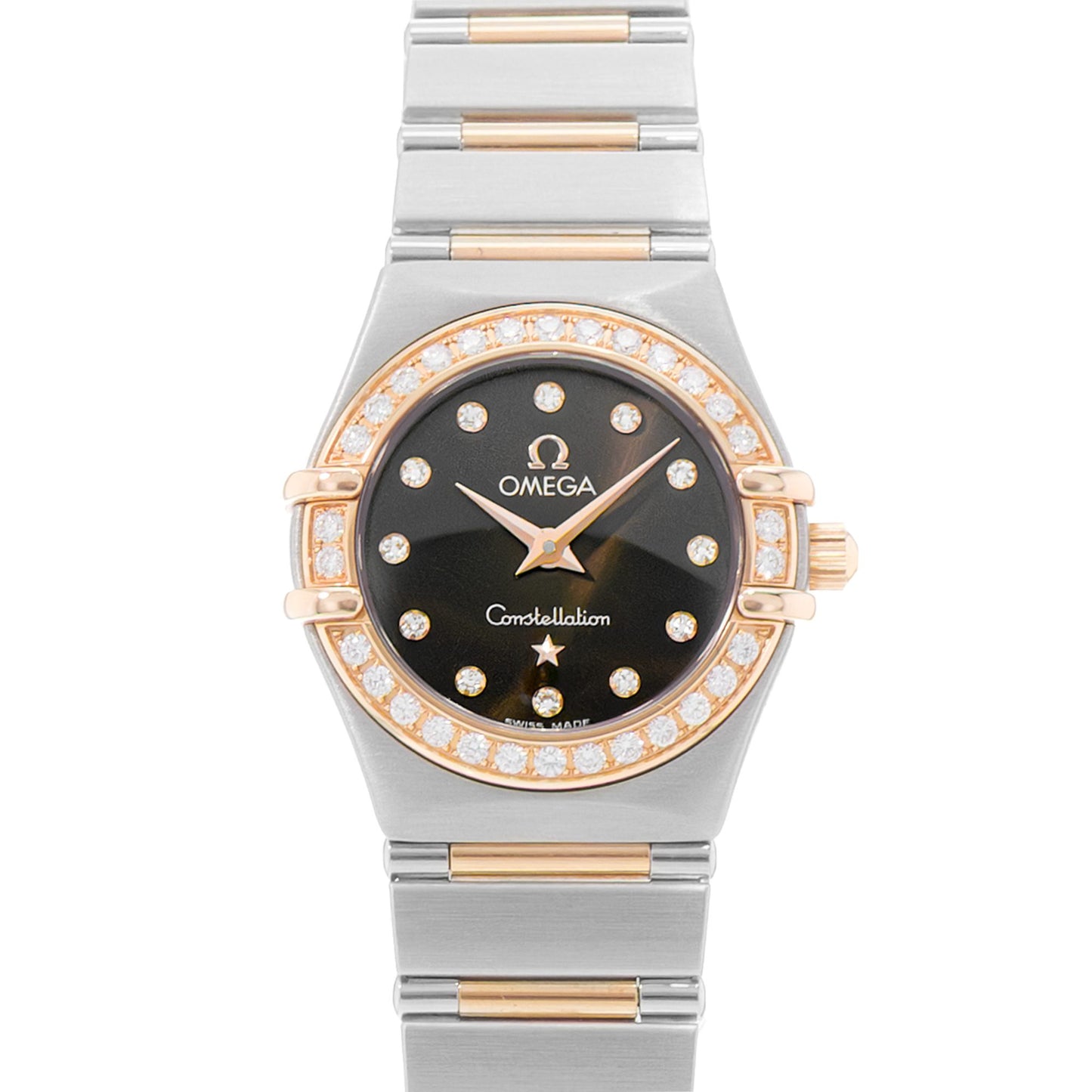 Omega Constellation Steel & Red Gold