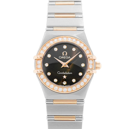 Omega Constellation Steel & Red Gold