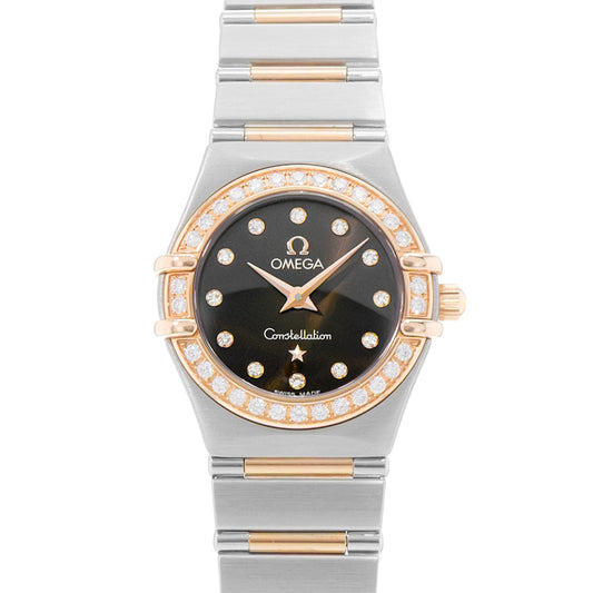 Omega Constellation Steel & Red Gold