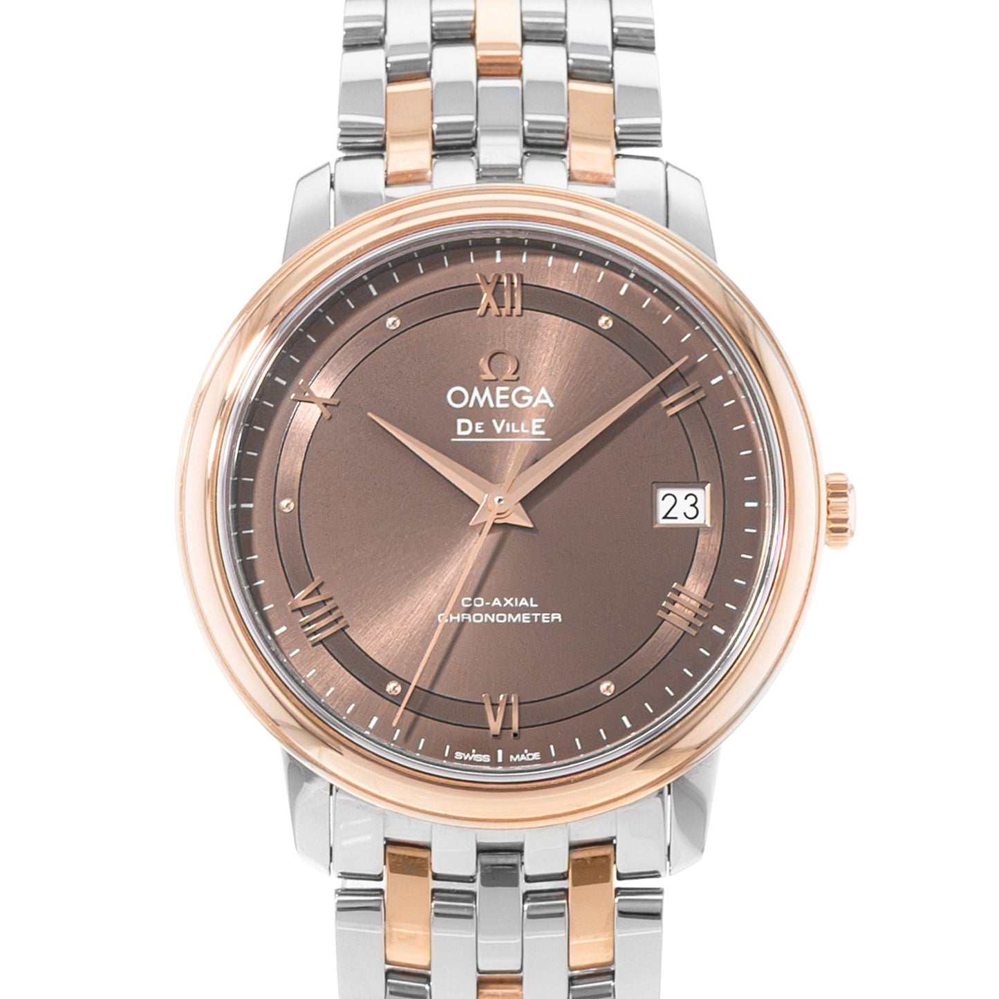 Omega De Ville Prestige Steel & Rose Gold