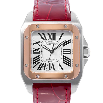 Cartier Santos 100 Steel & Rose Gold