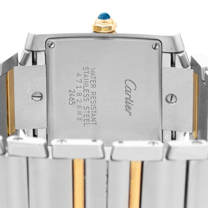 Cartier Tank Francaise Steel & Yellow Gold