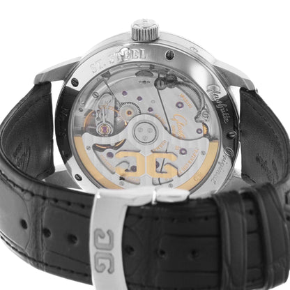 Glashutte Original Senator Panorama Date Moon Phase Steel