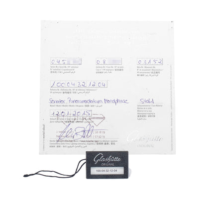 Glashutte Original Senator Panorama Date Moon Phase Steel