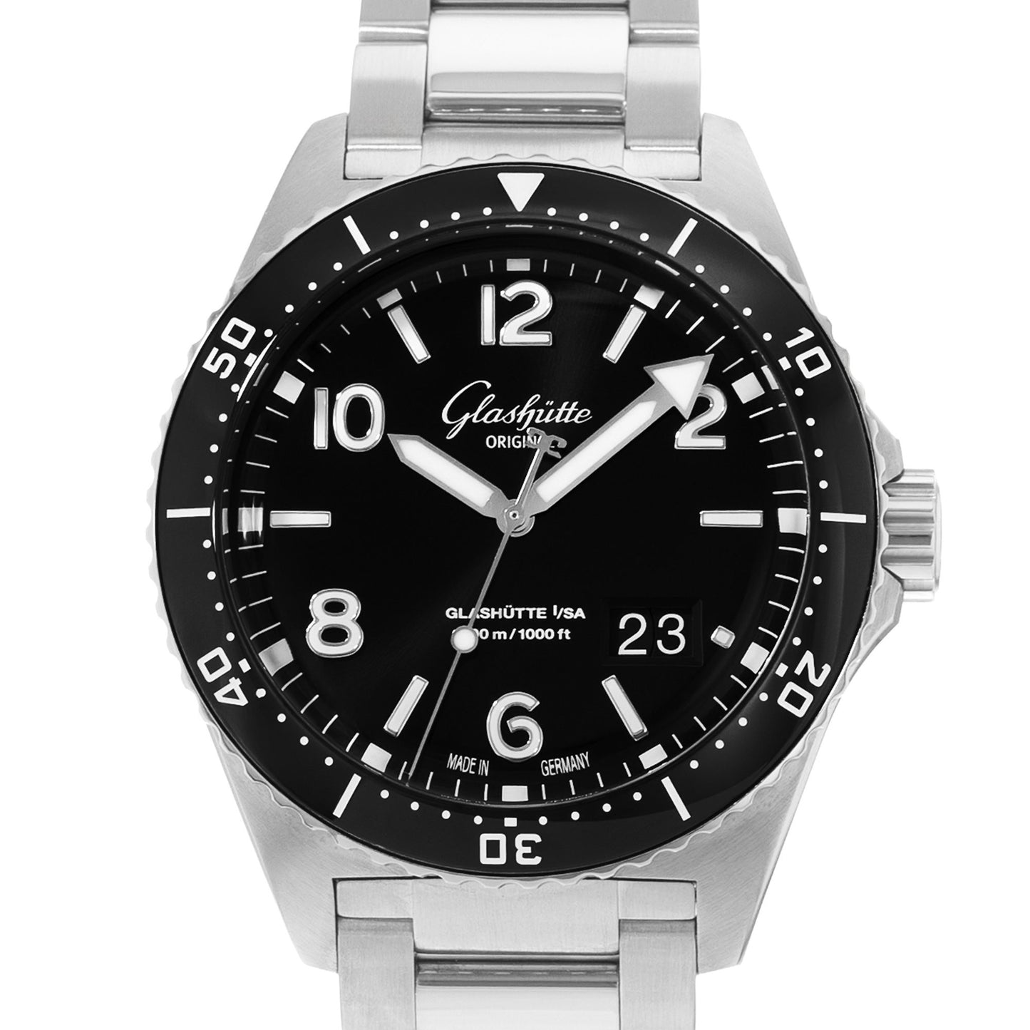 Glashutte Original SeaQ Panoramadatum Steel