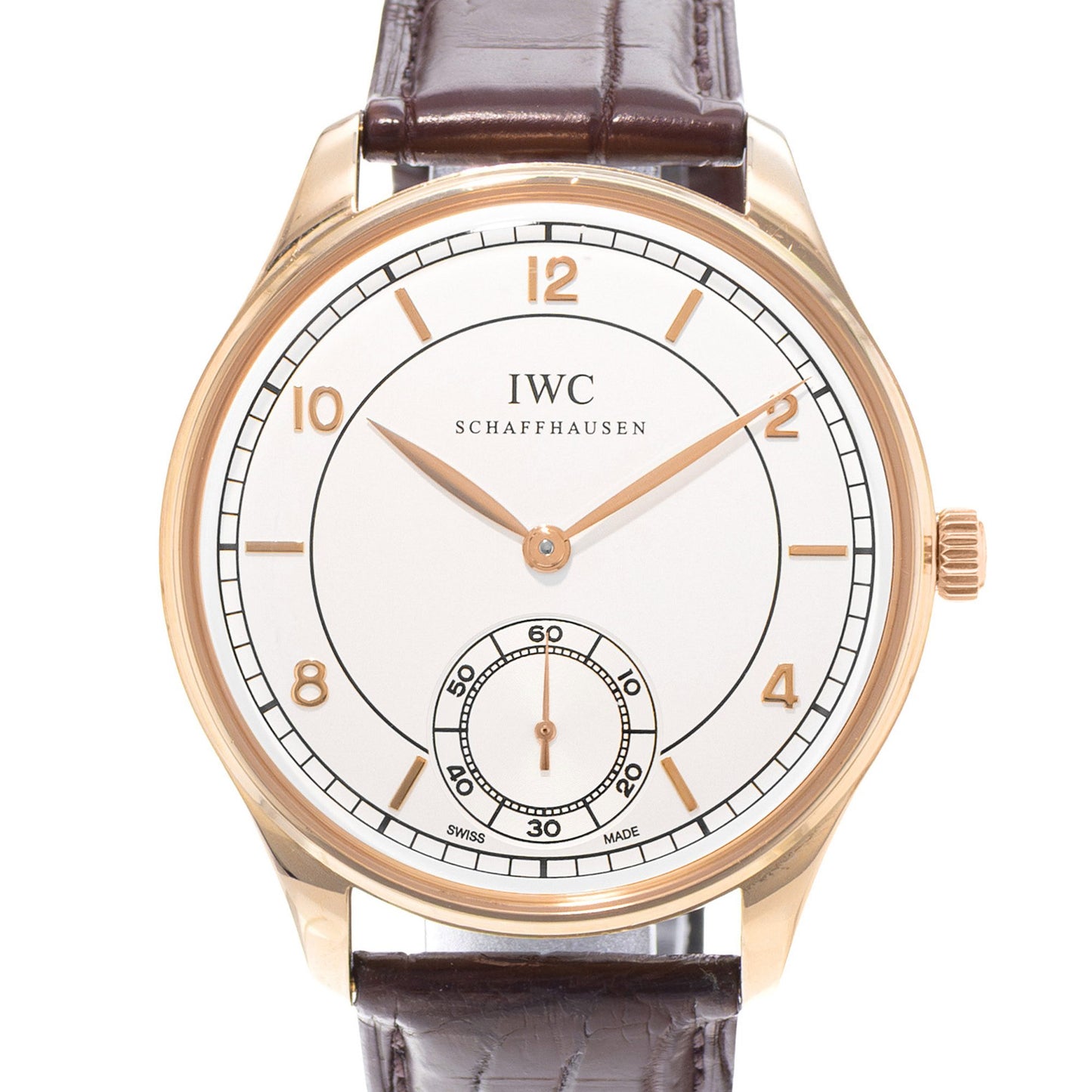 IWC Portuguese Hand-Wound Rose Gold