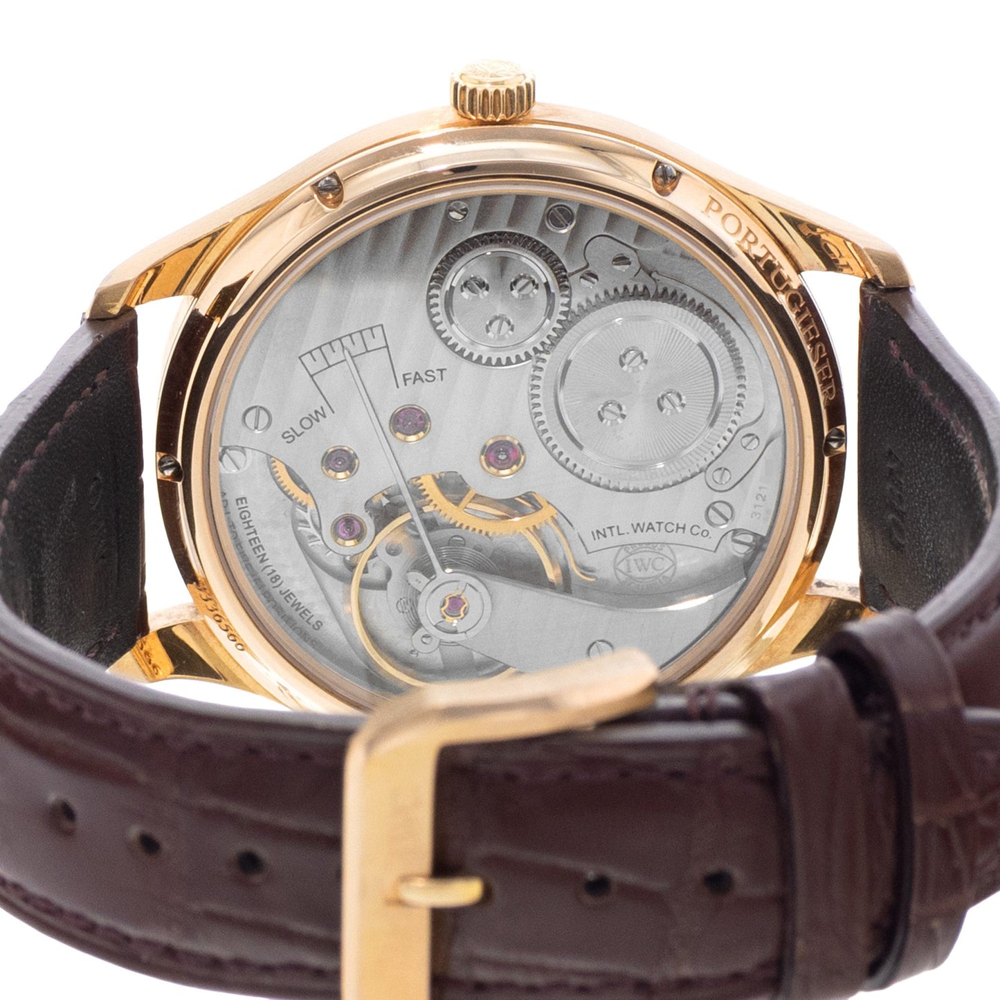 IWC Portuguese Hand-Wound Rose Gold