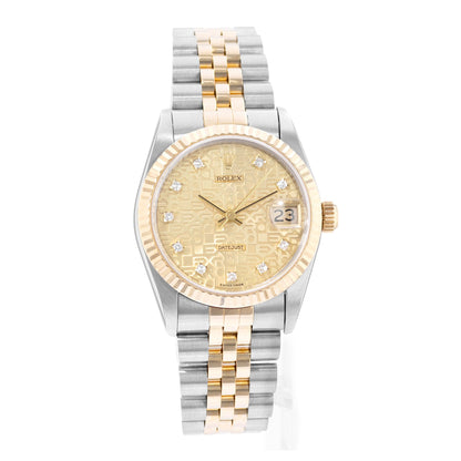Rolex Datejust 31 Steel & Yellow Gold