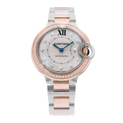 Cartier Ballon Bleu 33mm Steel & Rose Gold