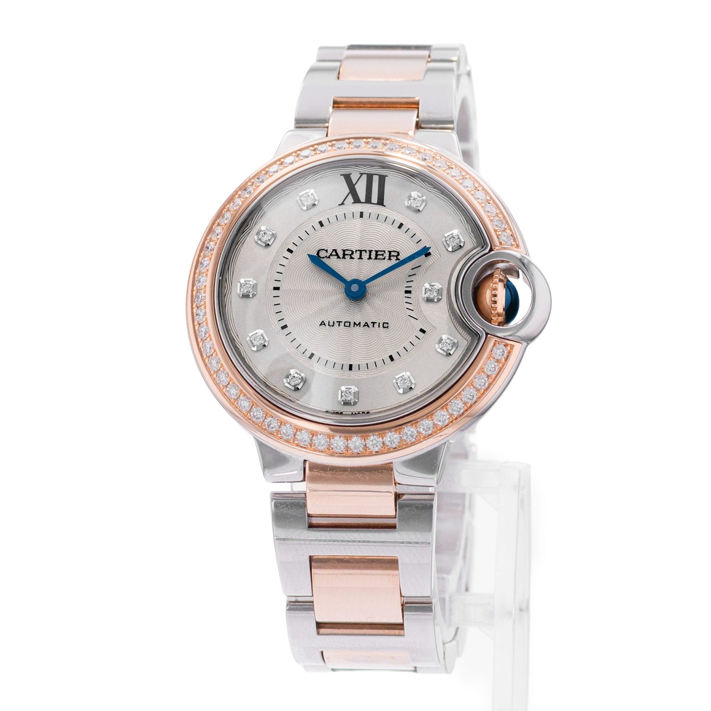 Cartier Ballon Bleu 33mm Steel & Rose Gold