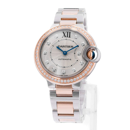 Cartier Ballon Bleu 33mm Steel & Rose Gold
