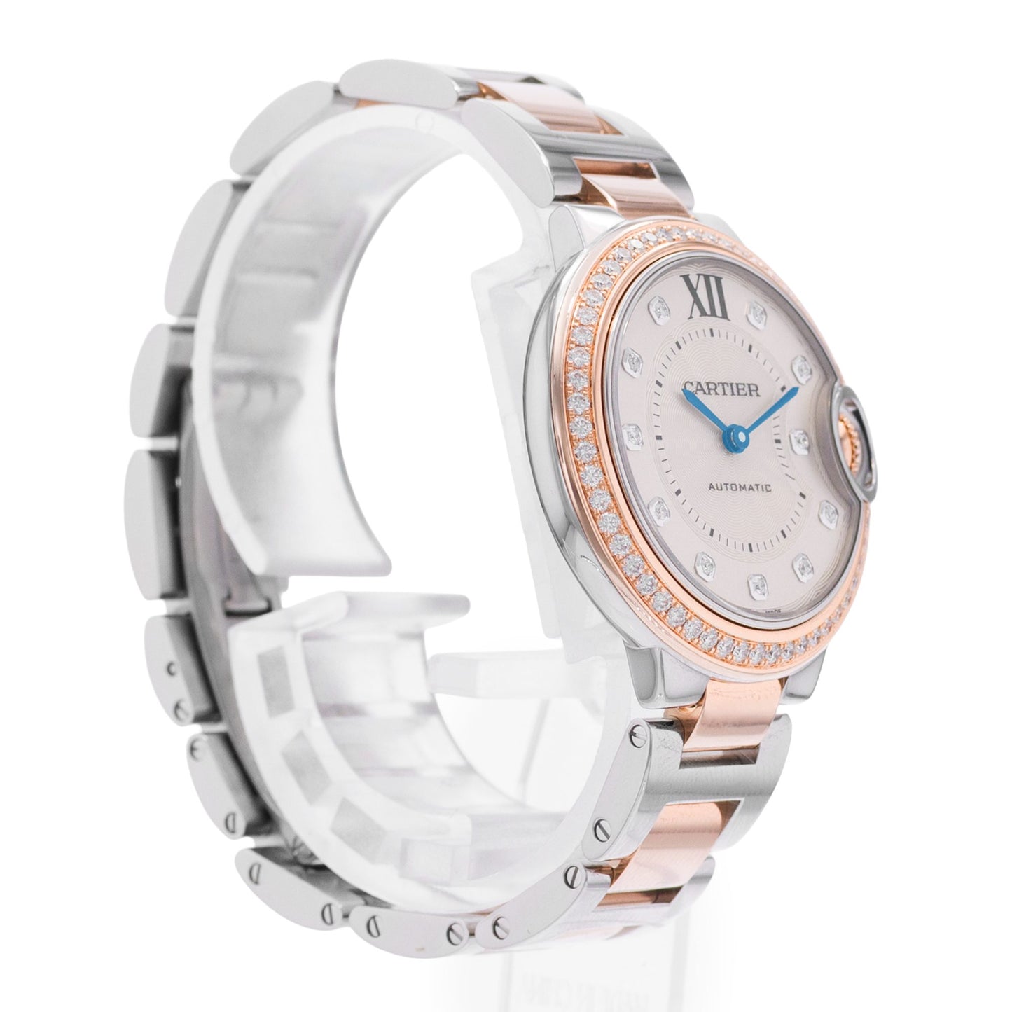 Cartier Ballon Bleu 33mm Steel & Rose Gold