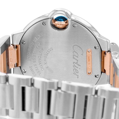 Cartier Ballon Bleu 33mm Steel & Rose Gold