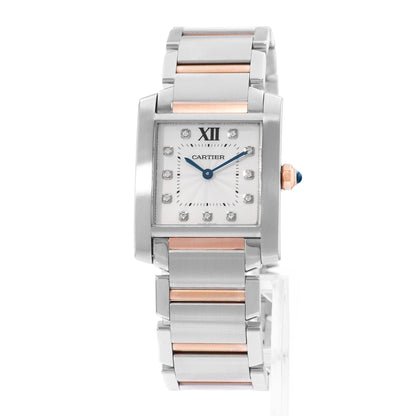 Cartier Tank Francaise Steel & Rose Gold