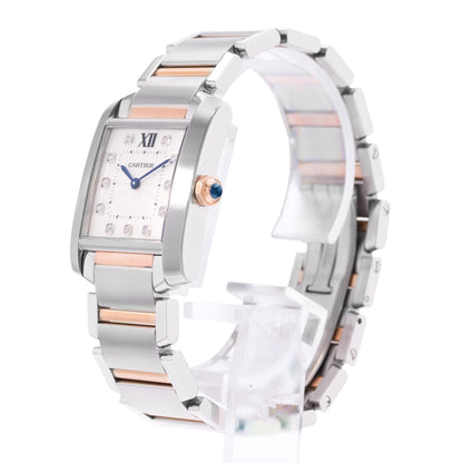 Cartier Tank Francaise Steel & Rose Gold