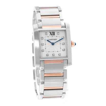 Cartier Tank Francaise Steel & Rose Gold