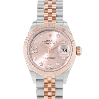 Rolex Datejust 28 Rose Gold