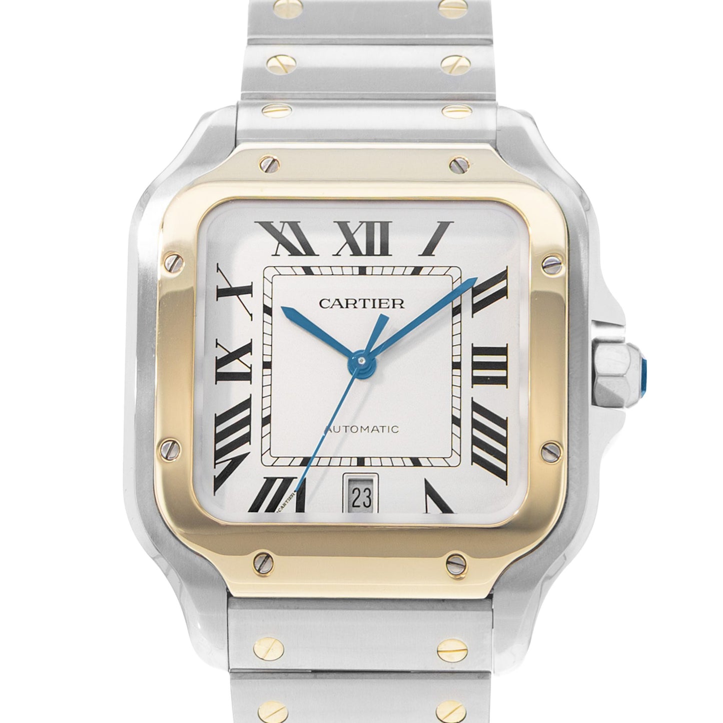 Cartier Santos Steel & Yellow Gold