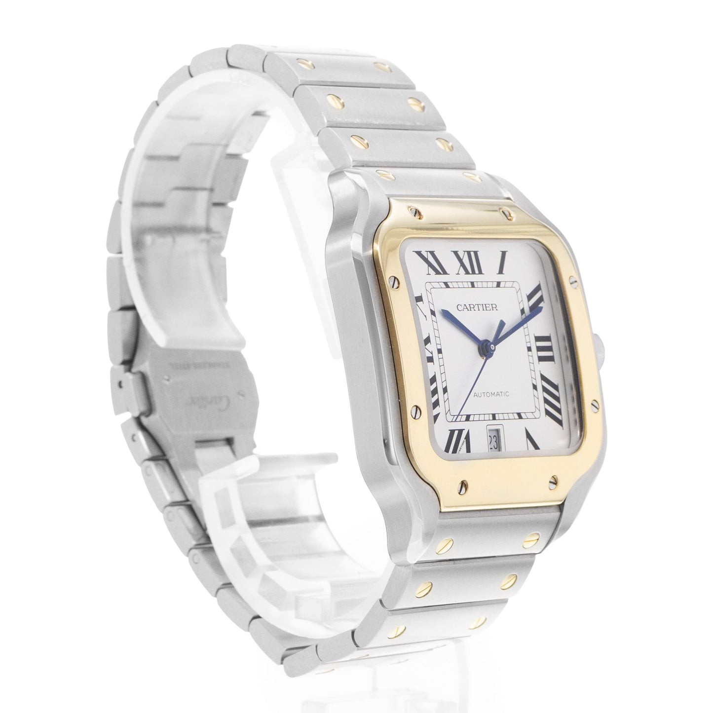Cartier Santos Steel & Yellow Gold