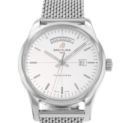 Breitling Transocean Day & Date Steel